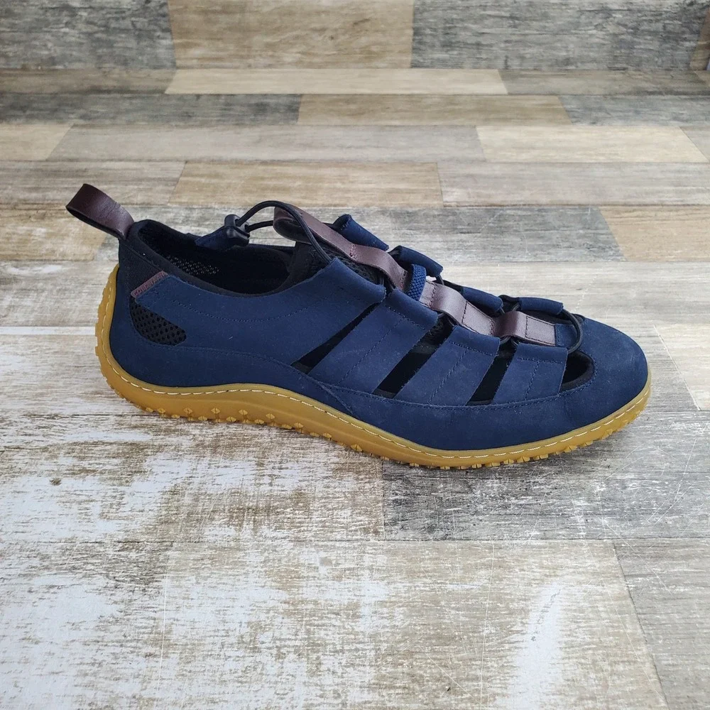 Cole Haan Zerogrand Tidetrek Fisherman Mens Sandals 11.5 M Navy Blue Leather